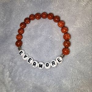 Taylor Swift Real Gem Stone "Evermore" Friendship Bracelet